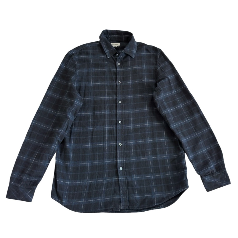 Zadig & Voltaire Men's Stanael Check Plaid Long Sleeve Button Down Shirt Size M
